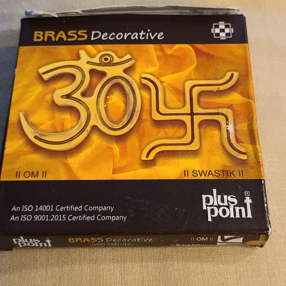 OM Brass Decorative Showpiece NWT - Picture 2 of 6